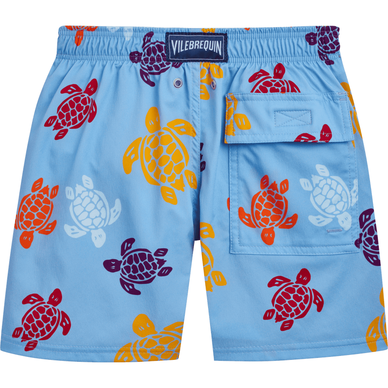 Boy's Swim Trunks Multicolor Turtles