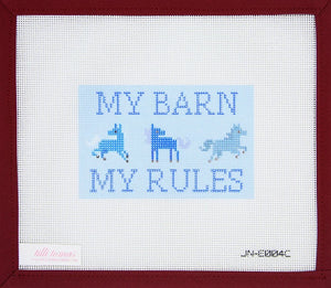 Blue My Barn My Rules