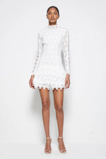 Joy Guipure Lace Mini Dress