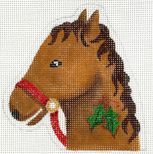Brown Christmas Horse