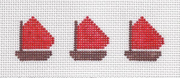 Red Sailboats Jewelry Box Insert