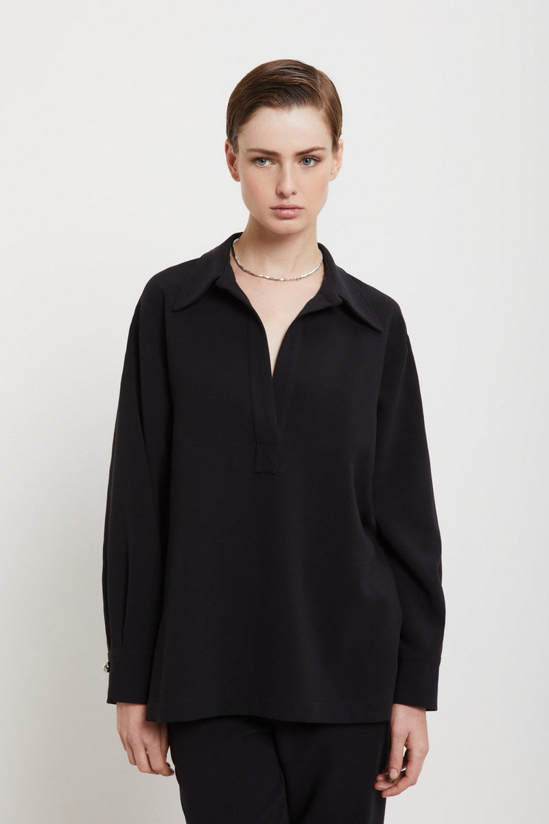 Polo Neck Blouse