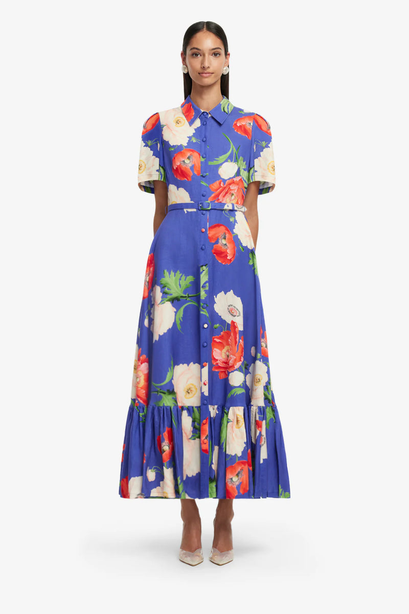Becca Short Sleeve Midi Dress