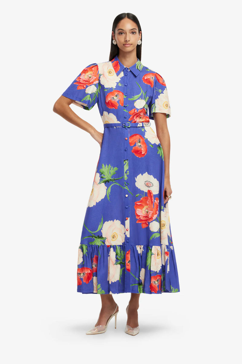 Becca Short Sleeve Midi Dress