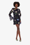 Suzanne Bell Sleeve Mini Dress