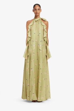 Anne Ruffled Maxi Dress