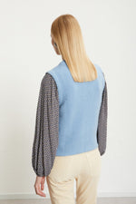 Vest with Rounded Neck