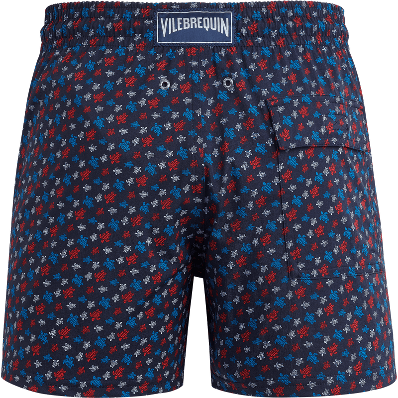 Men Stretch Swim Trunks Micro Turtles