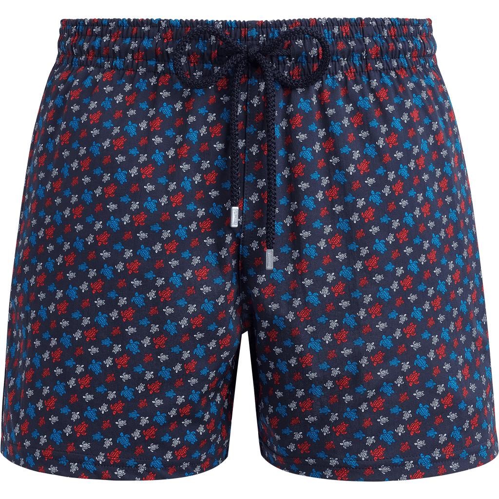 Men Stretch Swim Trunks Micro Turtles