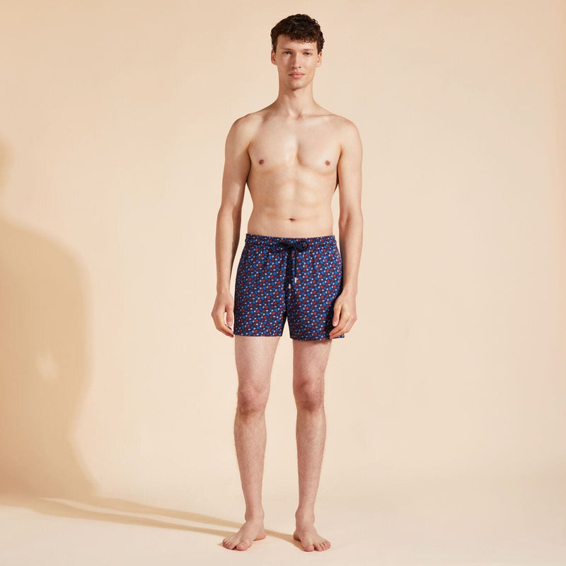 Men Stretch Swim Trunks Micro Turtles