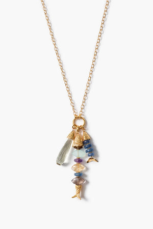 Orris Charm Necklace Multi