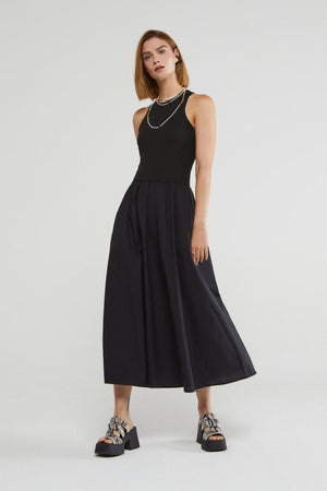 Poplin Midi Dress