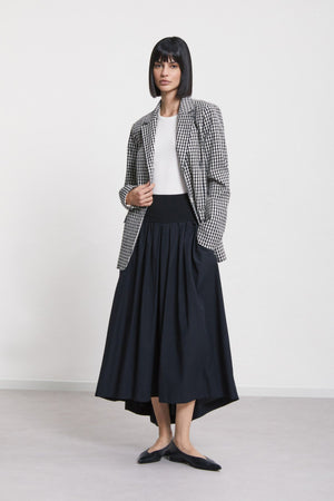 Poplin Skirt with Waistband