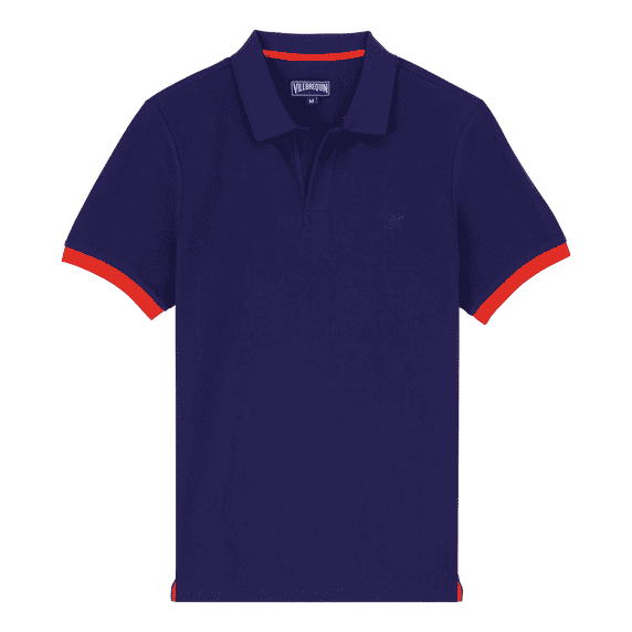 Men Cotton Polo Solid