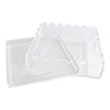 Scallop Acrylic Tray 8" Square