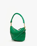 Grass Woven Petit Moyen Messenger