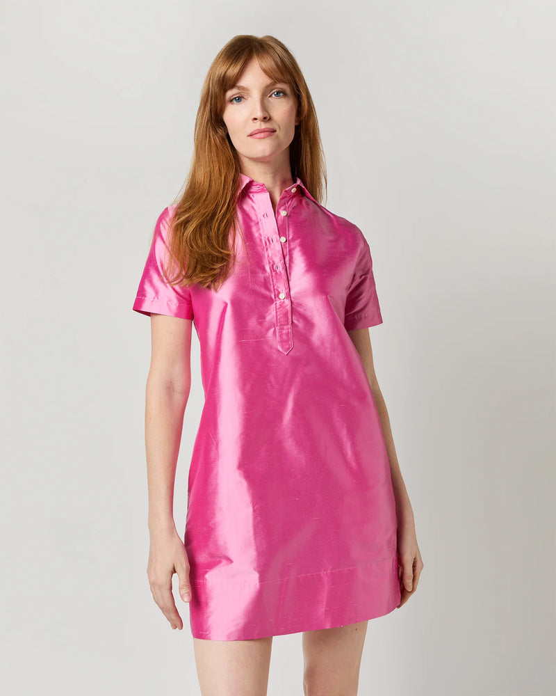 Short-Sleeved Popover Dress