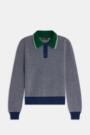 Sakina Bicolored Knit Sweater