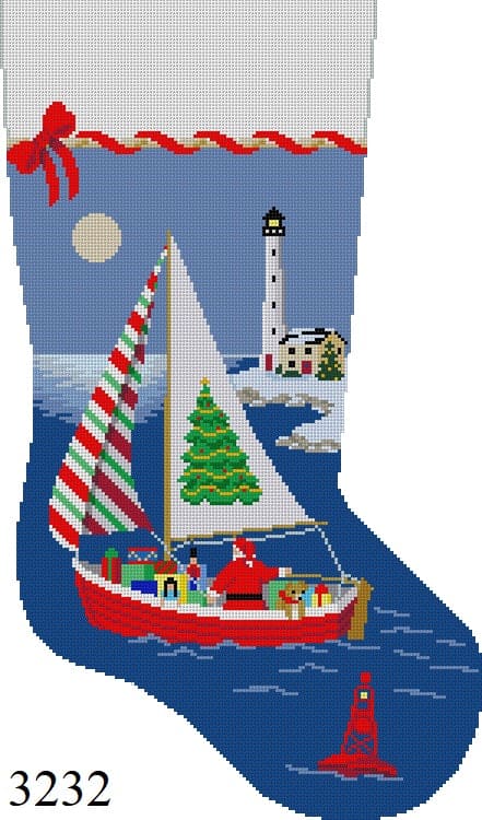 Sailing Santa Stocking