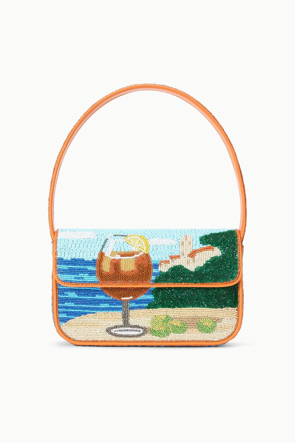 Staud Tommy Beaded Bag Sunset Spritz – Erica Wilson