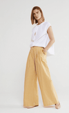 Vichy Cotton Palazzo Trousers