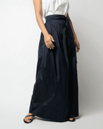 Pleated Wrap Skirt