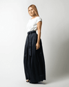 Pleated Wrap Skirt