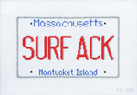 Surf ACK License Plate