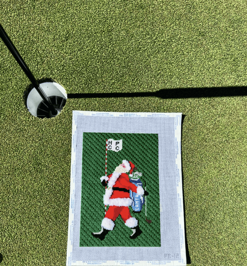 Santa Golfer