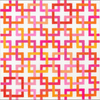 Pink Interlocking Squares