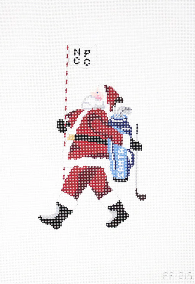 Santa Golfer