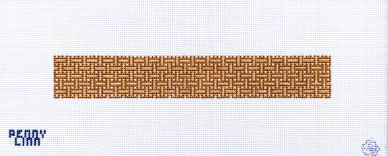 Basketweave Key Fob