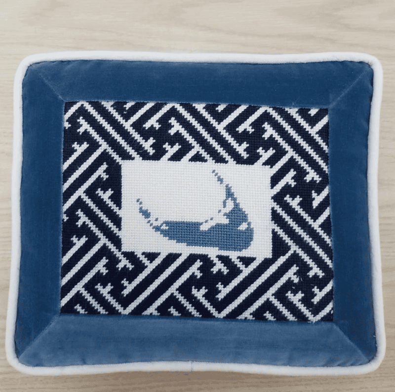Nantucket Island Lattice Pillow