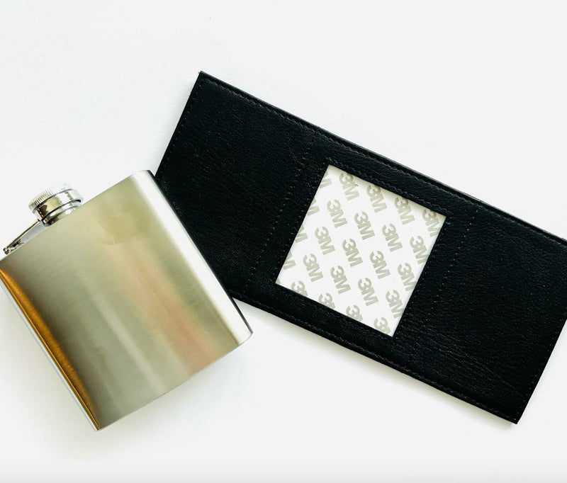 Self Finishing Leather Flask