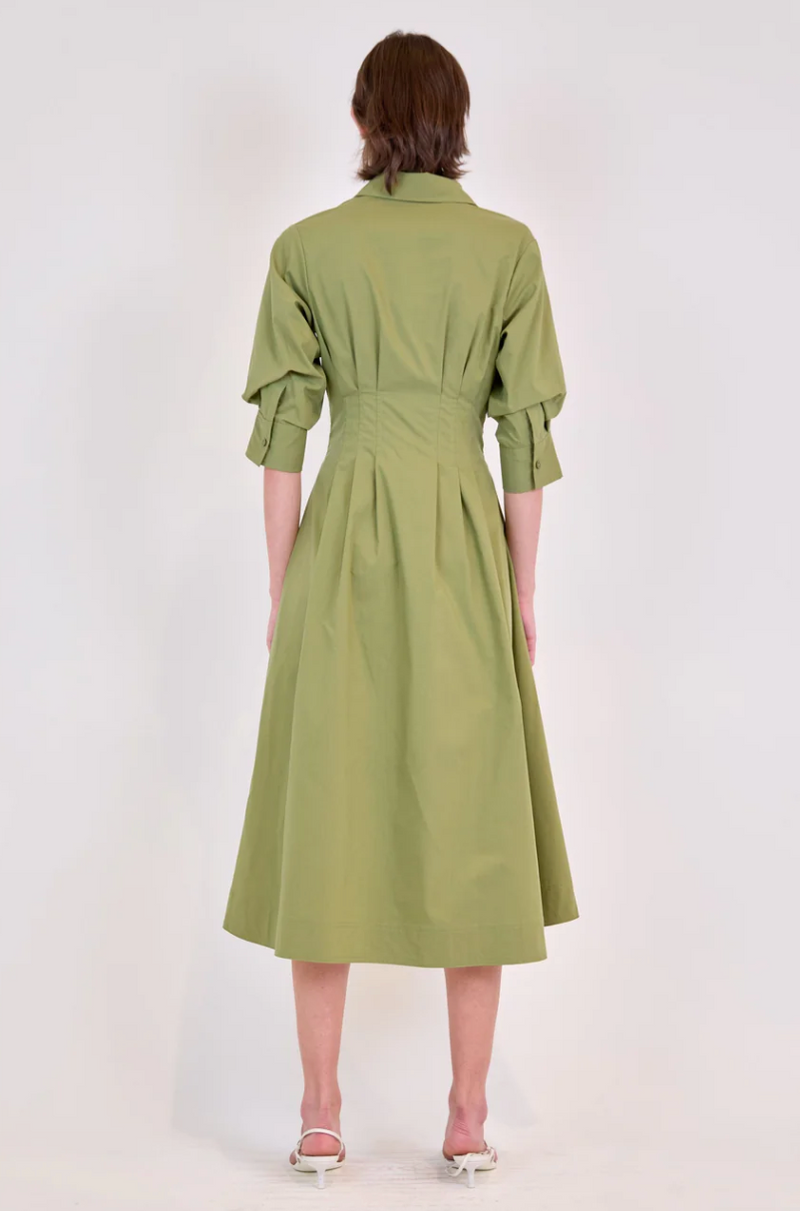 Jazz Pintuck Midi Dress