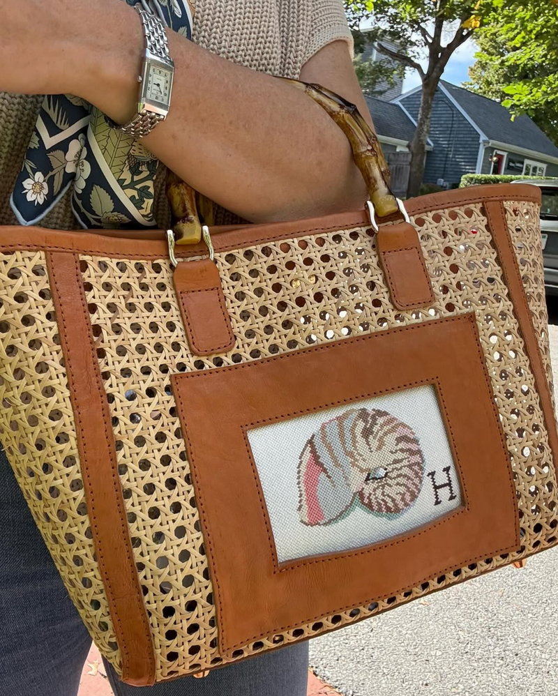 Bristol Bamboo Handle Self Finishing Basket