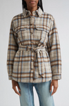 Mikaela Plaid Shacket