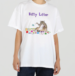 Kitty Litter Boyfriend Tee