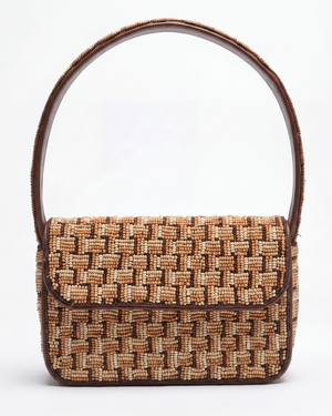Basketweave Beaded Brewery Bag