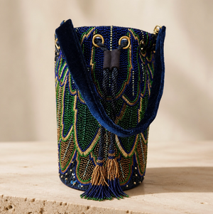 Feather Bucket Bag