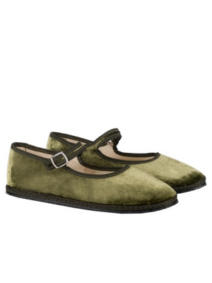 Mary Jane Satin Velvet