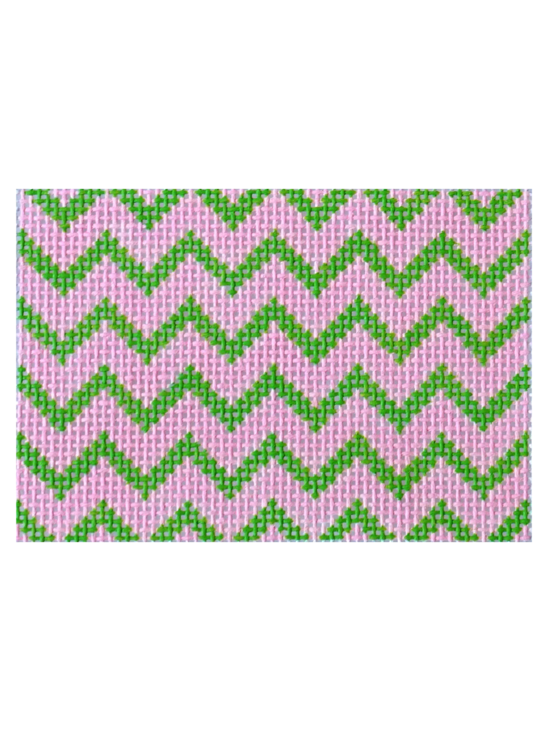 Pink & Lime Zigzag