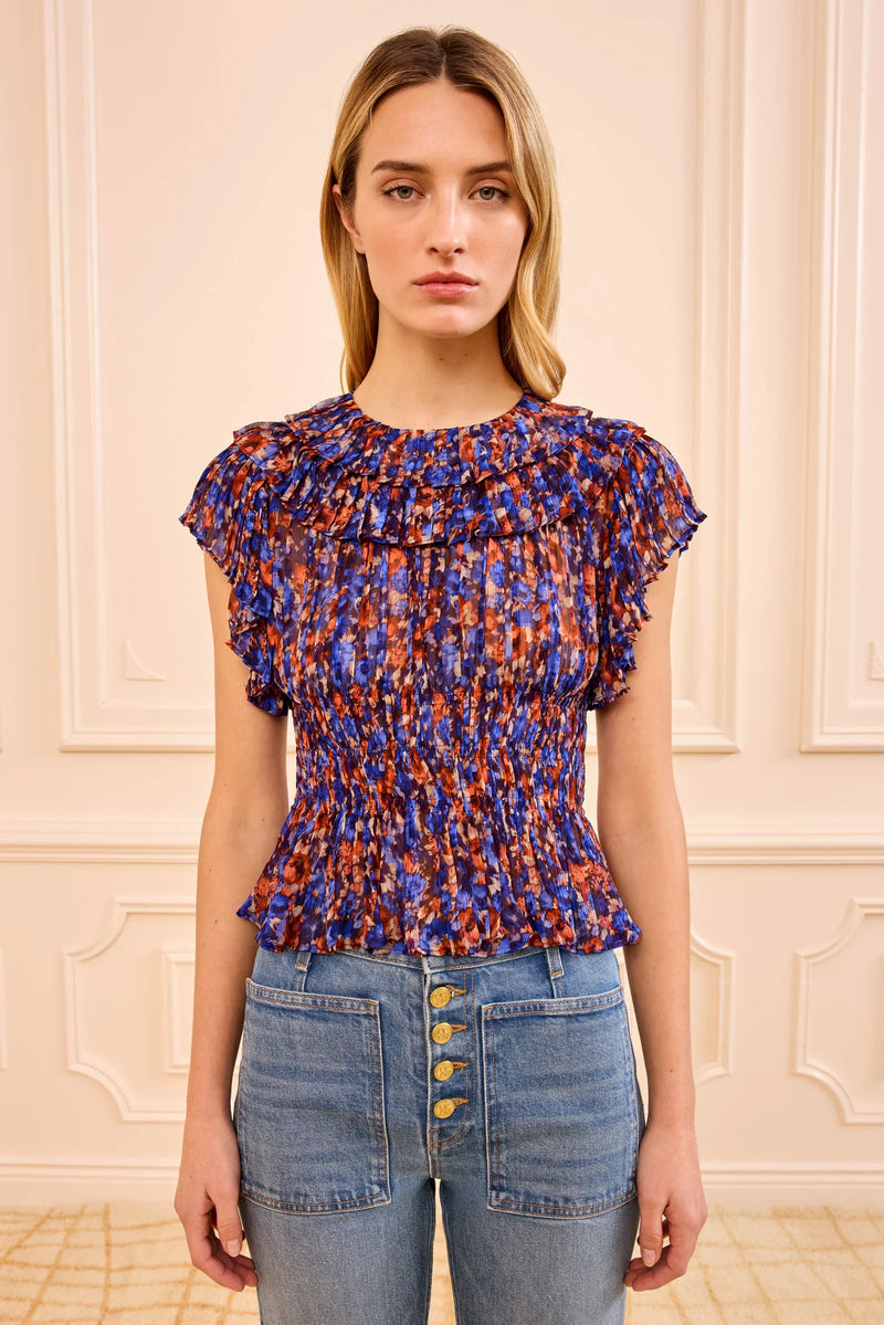 Ulla Johnson Athene SS Silk Top – Erica Wilson