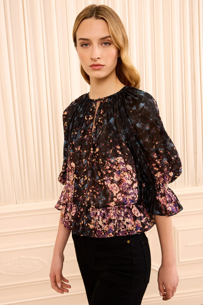 Elise SS Silk Blouse