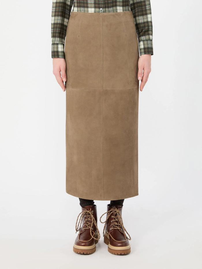 Palmi Leather Skirt