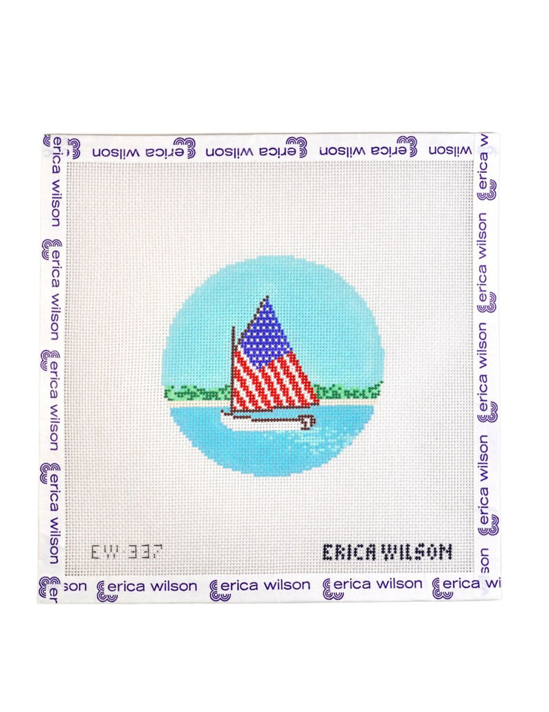 American Flag Sailboat