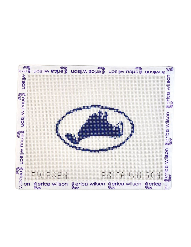 Martha's Vineyard Map Bumper Sticker