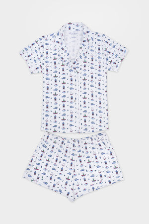 Short Set PJ All The Merry Things