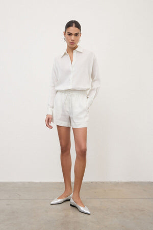 Linen Drawstring Shorts