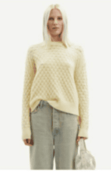 Saanour Pointelle Sweater